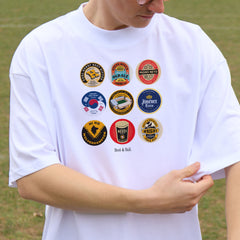 Wolves Beer Mats Oversized T-Shirt