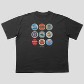 Man City Beer Mats Oversized T-Shirt