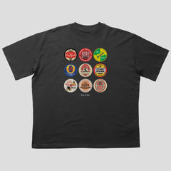 Middlesbrough Beer Mats Oversized T-Shirt