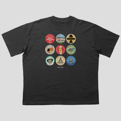 England Cricket Beer Mats Oversized T-Shirt