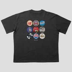F1 Legends Beer Mats Oversized T-Shirt