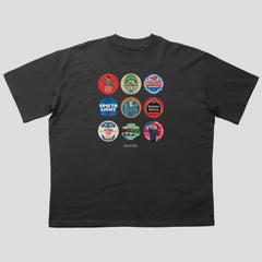 Golf Beer Mats Oversized T-Shirt