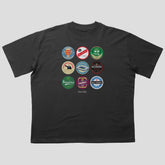 Leicester Beer Mats Oversized T-Shirt