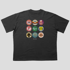 Liverpool Beer Mats 1st Edition Oversized T-Shirt