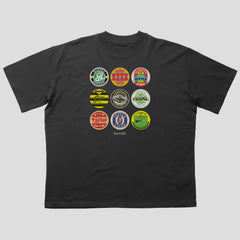 Watford Beer Mats Oversized T-Shirt