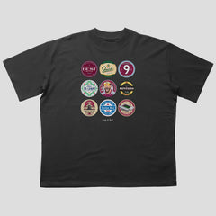 West Ham Beer Mats 1st Edition Oversized T-Shirt