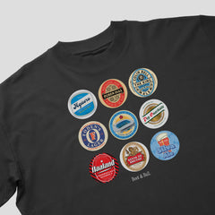 Man City Beer Mats Oversized T-Shirt
