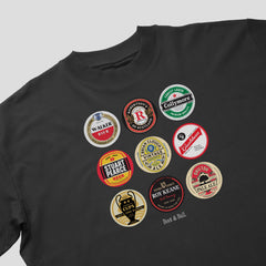 Nottingham Forest Beer Mats Oversized T-Shirt