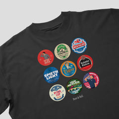 Golf Beer Mats Oversized T-Shirt