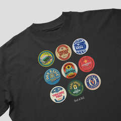Leeds Beer Mats Oversized T-Shirt