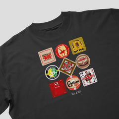 Man United Beer Mats Oversized T-Shirt