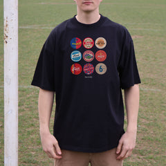 Barcelona Beer Mats Oversized T-Shirt