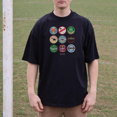 Leicester Beer Mats Oversized T-Shirt