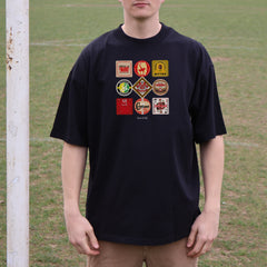 Man United Beer Mats Oversized T-Shirt