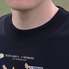 Scotland vs Denmark World Cup Qualifier Oversized T-Shirt