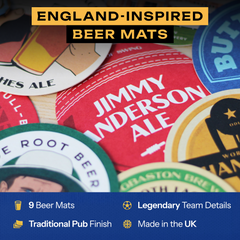 England Cricket Beer Mats