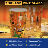 England Pint Glass 2022