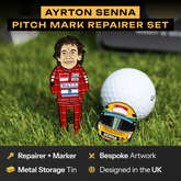 Ayrton Senna F1 Golf Divot Tool & Ball Marker