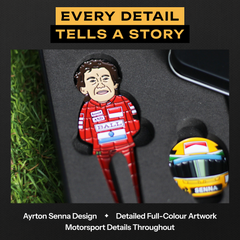 Ayrton Senna F1 Golf Divot Tool & Ball Marker