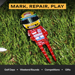 Ayrton Senna F1 Golf Divot Tool & Ball Marker