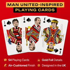 Manchester United Playing Cards - Gold Foil Edition