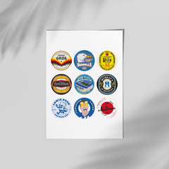 Brighton Beer Mat Art