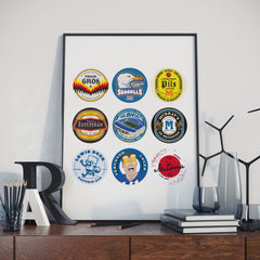 Brighton Beer Mat Art