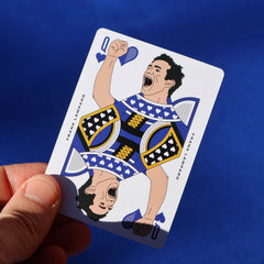 The Blues Playing Cards