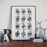 Man City Playing Cards Artwork
