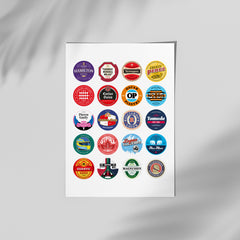 Formula 1 2024 Beer Mats Art