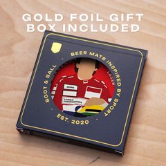 Formula 1 Legends Beer Mats - Gift Box Included