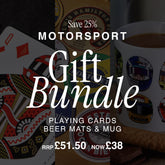 Formula 1 Gift Bundle - Playing Cards, Beer Mats & Mug