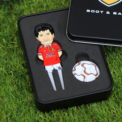 Keane & Cantona Man United Golf Divot Tool & Ball Marker