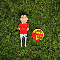 Keane & Cantona Man United Golf Divot Tool & Ball Marker
