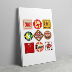Man United Beer Mat Art