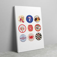 Man United Beer Mat Art