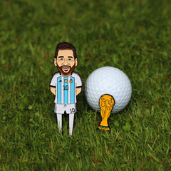 Lionel Messi Golf Divot Tool & Ball Marker