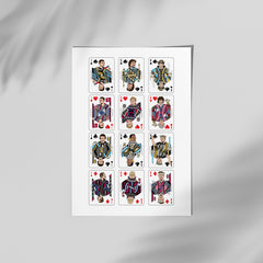 Newcastle Playing Cards Artwork