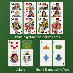 Tennis Playing Cards - Gold Foil Edition