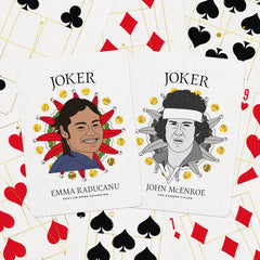 Tennis Playing Cards - Gold Foil Edition