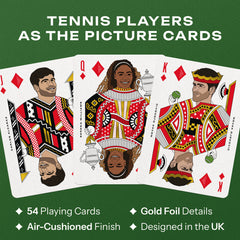 Tennis Playing Cards - Gold Foil Edition