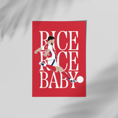 Rice Rice Baby on red - AFC