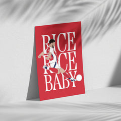 Rice Rice Baby on red - AFC