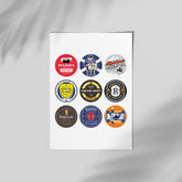 Scotland Beer Mat Print