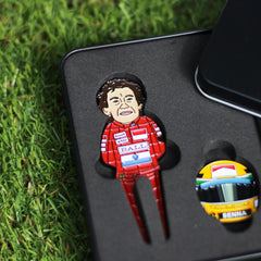 Ayrton Senna F1 Golf Divot Tool & Ball Marker