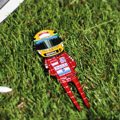 Ayrton Senna F1 Golf Divot Tool & Ball Marker