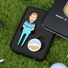 Ben Stokes England Cricket Golf Divot Tool & Ball Marker