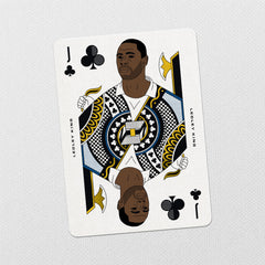 North London Whites Playing Cards