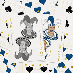 North London Whites Playing Cards