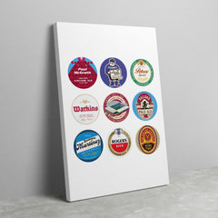 Aston Villa Beer Mat Art